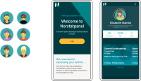 Mobile-Design des Norstatpanels und der Nutzerkontos