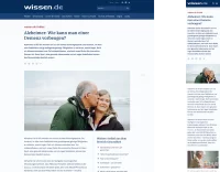 Desktop- und mobile Anzeige eines Beispiel Artikels von wissen.de im neuen Design