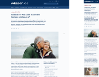 Desktop- und mobile Anzeige eines Beispiel Artikels von wissen.de im neuen Design