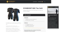 Desktop-Detailansicht des Symbiont-Shop und mobile Ansicht der Startseite